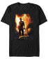 Фото #1 товара Men's Poster Burnt Edge Short Sleeve T-shirt