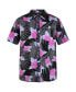 ფოტო #1 პროდუქტის Men's Wedge Woven Short Sleeve Button-Up Shirt