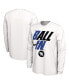 Men's White Kentucky Wildcats Ball In Bench Long Sleeve T-shirt