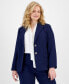 Фото #11 товара Plus Size Two-Button Blazer