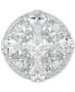 ფოტო #4 პროდუქტის Cubic Zirconia Mixed Cut Circle Cluster Statement Ring in Sterling Silver