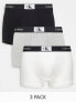 Фото #1 товара Calvin Klein CK 96 3 pack cotton trunks in multi