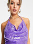 Фото #3 товара 4th & Reckless sequin mini dress in purple