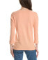 Фото #2 товара Forte Cashmere 3/4-Sleeve Crew Cashmere Sweater Women's