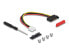 Delock M.2 Key A+E zu PCIe x1 NVMe Adapter gewinkelt mit 20 cm Kabel - Adapter - Digital/Display/Video