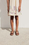 Фото #2 товара Платье для малышей ZARA вышитое крючком с цветочным узором