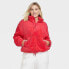 Women's High Pile Fleece 1/2 Zip Pull Over - All in Motion Red XS