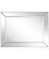 Фото #3 товара Solid Wood Frame Covered with Beveled Clear Mirror - 40" x 30"