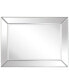 Solid Wood Frame Covered with Beveled Clear Mirror - 40" x 30"