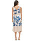 ფოტო #2 პროდუქტის Women's Sleeveless V-Neck Tie-Waist Dress