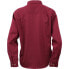 Фото #2 товара River's End Ezcare Woven Long Sleeve Button Up Shirt Womens Burgundy Casual Tops