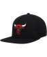 Фото #2 товара Men's Black Chicago Bulls Side Core 2.0 Snapback Hat