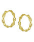 ფოტო #4 პროდუქტის Classic Round Paper Clip Link Open Anchor Puff Mariner Chain Link Hoop Earrings Women 1.25 Inch