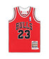 ფოტო #3 პროდუქტის Infant Boys and Girls Michael Jordan Red Chicago Bulls 1985/86 Hardwood Classics Authentic Jersey