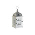 Lantern DKD Home Decor Aged finish White Grey Wood Crystal 19 x 19 x 42 cm