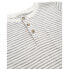 ფოტო #3 პროდუქტის TOM TAILOR Striped Slub Henley short sleeve T-shirt
