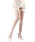 Women's Romance Silky Sheer 15 Denier Thigh High Stockings
