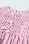 Фото #5 товара Платье из поплина в полоску ZARA