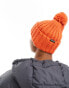 Napapijri Fea bobble beanie in orange