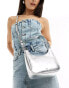 Фото #3 товара DKNY Alexa shoulder bag in silver metallic