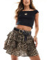 Фото #1 товара ASOS DESIGN mini rara skirt in leopard