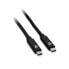 Фото #2 товара V7 USB-C to USB-C Cable 1m Black - 1 m - USB C - USB C - Male/Male - Black