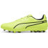 Комфортные футбольные бутсы PUMA King Match MG Electric Lime / Black, 43 - фото #2