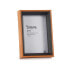 Фото #2 товара Фоторамка стеклянная черно-коричневая деревянная MDF (12 x 17 x 3 см) (6 штук) Gift Decor Crystal Black Brown 12 x 17 x 3 см