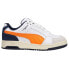 Фото #1 товара Puma Slipstream Lo Retro Lace Up Mens Blue, Orange, White Sneakers Casual Shoes