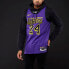 Фото #3 товара Майка баскетбольная Nike NBA Jersey Kobe Bryant Лейкерс 24 номер 18-19 сезон городское ограничение AU игрок версия фиолетовая 164- какется-даас Nike NBA AV3696-505