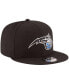 ფოტო #4 პროდუქტის Men's Black Orlando Magic Official Team Color 9FIFTY Snapback Hat