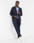 Only & Sons jersey overcoat in navy