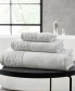 Фото #2 товара Sculpted Pleat Solid Cotton Terry 6-Pc. Bath Towel Set