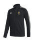 Фото #3 товара Men's Black Vegas Golden Knights Raglan Full-Zip Track Jacket