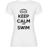 KRUSKIS Keep Calm And Swim short sleeve T-shirt Белый, L - фото #1