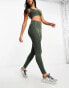 Hummel seamless shaping leggings in dark green