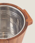 Фото #7 товара Wooden ice bucket with handles