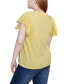 ფოტო #12 პროდუქტის Flutter Sleeve Slub Knit Top