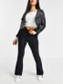 Фото #4 товара ASOS DESIGN Petite kick flare trouser in black