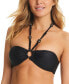 Фото #1 товара Women's Beaded O-Ring Bandeau Bikini Top