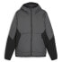 Фото #1 товара Puma Seasons Hybrid Full Zip Jacket Mens Black, Grey Casual Athletic Outerwear 5