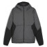 Фото #2 товара Puma Seasons Hybrid Full Zip Jacket Mens Black, Grey Casual Athletic Outerwear 5