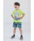 ფოტო #7 პროდუქტის Little Boys Sonic the Hedgehog T-Shirt and Shorts Outfit Set to