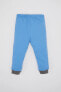 Erkek Bebek Araç Baskılı Uzun Kollu Penye Pijama Takımı A9000A524SP