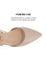 ფოტო #18 პროდუქტის Women's Martine Buckle Pointed Toe Flats