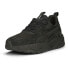 Фото #2 товара Puma RsTrck Horizon Lace Up Mens Black Sneakers Casual Shoes 39071702