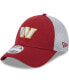 ფოტო #1 პროდუქტის Men's Burgundy Washington Commanders Outline Trucker 9FORTY Adjustable Hat