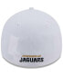 Фото #3 товара Men's White Jacksonville Jaguars Main 39THIRTY Flex Hat