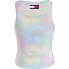 Фото #2 товара TOMMY HILFIGER Cropped Print UW0UW03626 Sleeveless T-Shirt