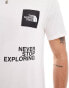 Фото #2 товара The North Face Coordinates small backprint logo t-shirt in white